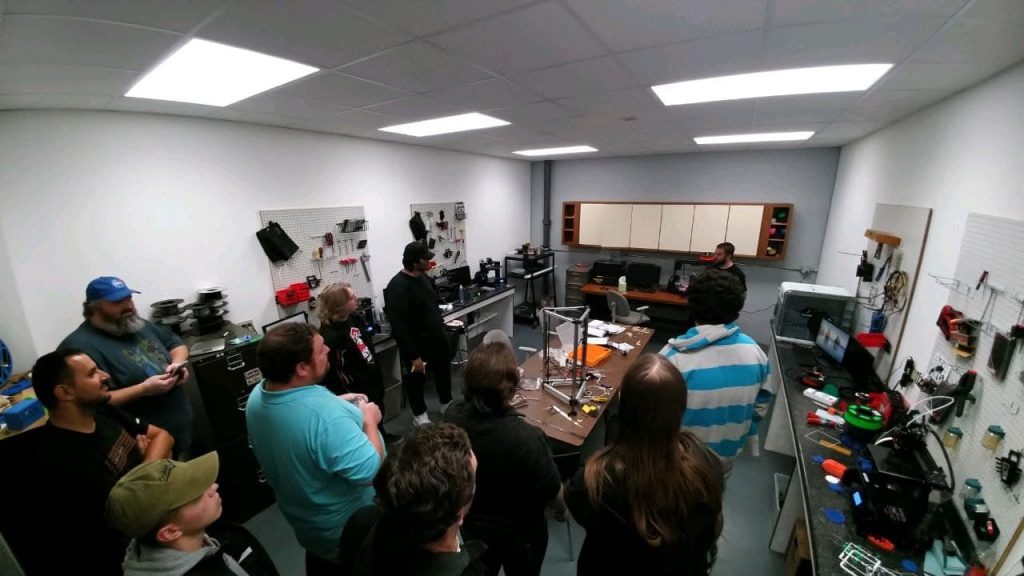 code youngstown tour of 3d printing lab