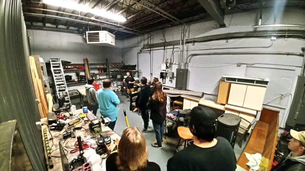 wood working area oak hill makerspace