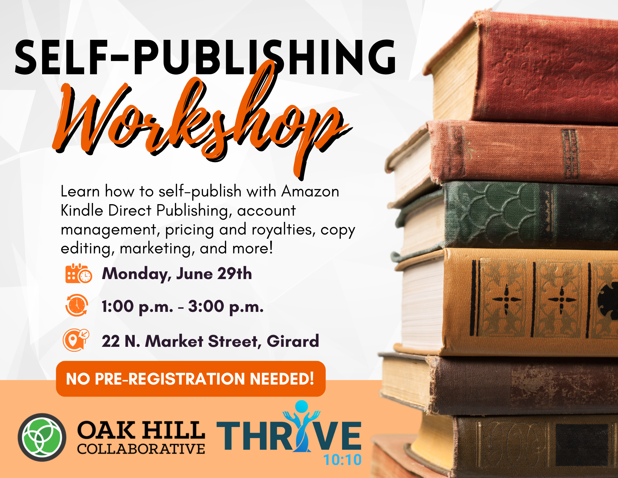 Special Workshop: Self-Publishing with Amazon KDP
