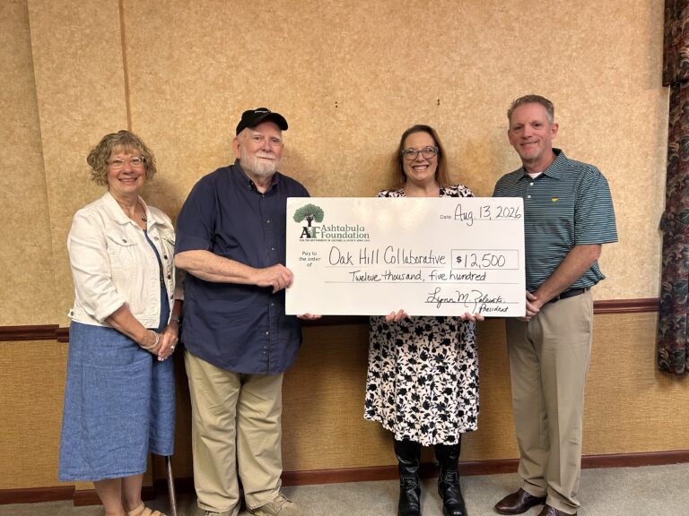 Ashtabula Foundation Awards Grant to OHC